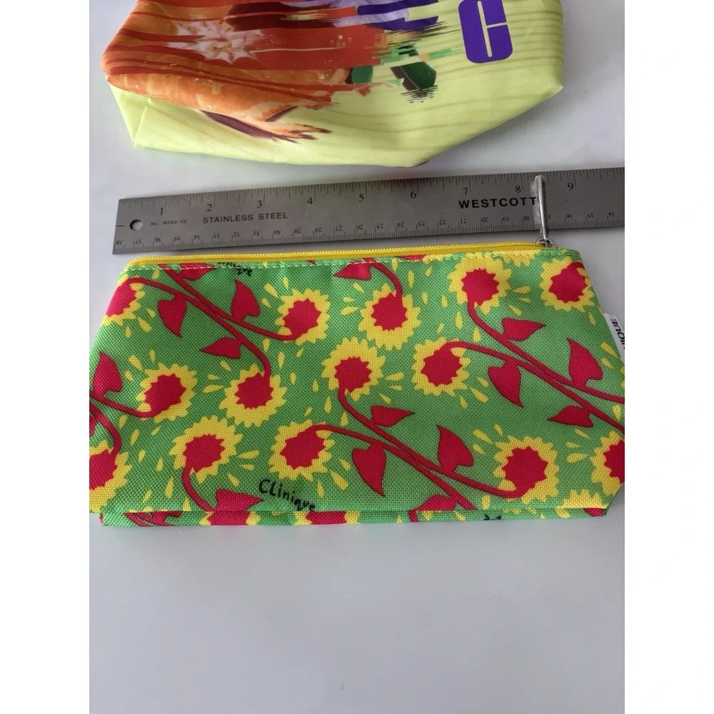 Two Clinique Make Up Cosmetic Toiletry Bag Never‎ Used 3217